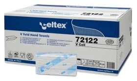 Celtex Papierové uteráky V Cell biele / Uteráky / skladané / 15x210 ks (3150 ks) (72122)