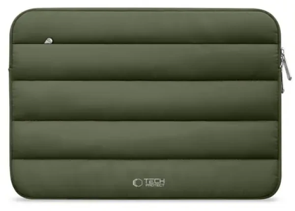 Tech-Protect Fluffy 15-16" zelená / Puzdro pre notebook do 16" / zelená