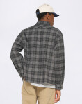 Edwin Ace Shirt LS Black / Grey garment washed M