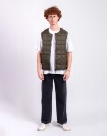 Taion Crew Neck Zip Down Vest D.OLIVE S