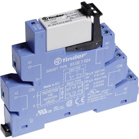 Finder 38.52.8.230.0060 reléový modul, 2030 V/AC, 8 A, 2 prepínacie, 1 ks; 38.52.8.230.0060