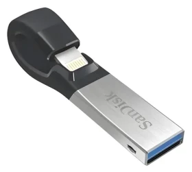 SanDisk iXpand 64GB / Flash Disk / pre Apple iPhone / iPad / Lightning + USB-A (SDIX30N-064G-GN6NN)