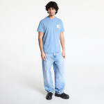 Tričko Tommy Jeans Regular Paisley Flag Tee Blue XXL