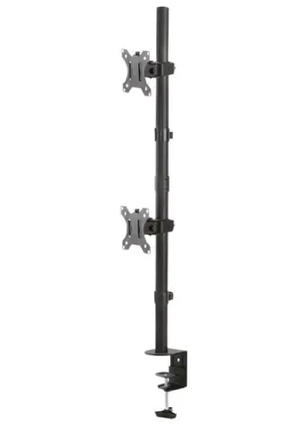 Neomounts FPMA-D550DVBLACK čierna / Držiak displeja na stôl / 10-32" / VESA 100x100 / nosn. 2x6kg / 2 displeje vert (FPMA-D550DVBLACK)