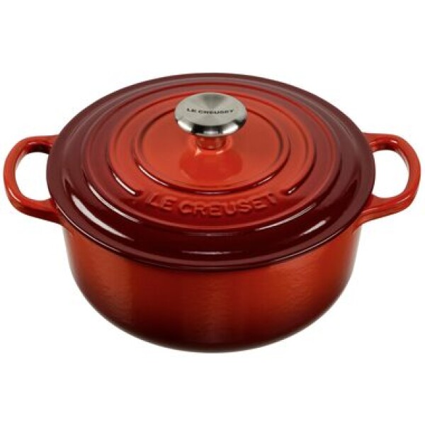 Le Creuset Signature Hrniec s pokrievkou 20 cm červená (21177200602430)