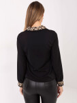 Dámska blúzka KS 4225.35 Black-Brown - FPrice UNI
