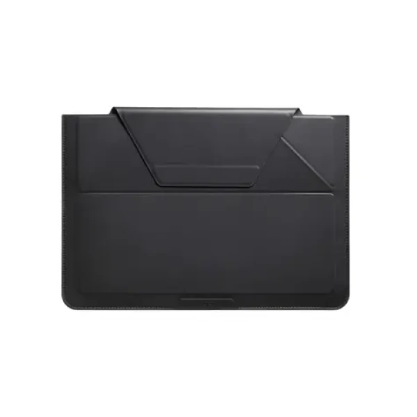 Moft Carry Sleeve 14" čierna / Puzdro pre notebook / so stojanom / 2 uhly náklonu / PU koženka (MB002-1-15Air-JTBK)