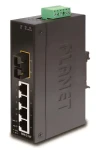 Planet ISW-511T / Switch priemyselný / 4X 100Mb RJ-45 / 1x 100FX multi-mode / Unmanaged L2 / -40 až 75 °C (ISW-511T)