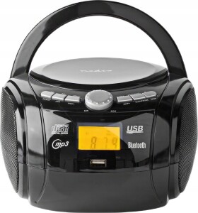 Nedis Nedis SPBB100BK, 1.04 kg, Black, Portable CD player