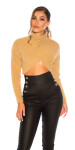 Sexy cozy cropped sweater Einheitsgroesse