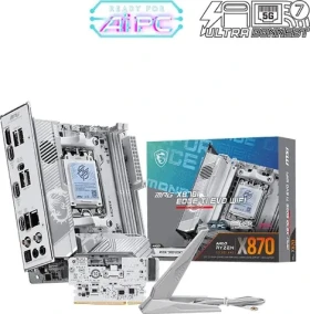 MSI MPG X870 EDGE TI EVO WIFI / AMD X870 / DDR5 / SATA III RAID / USB / 5GLAN / M.2 / sc.AM5 / mini-ITX (7E50-001R)
