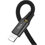 Baseus CA1T4-B01 Fast 4v1 čierna / 2x USB-C / micro USB / Lightning / 1.2m (CA1T4-B01)