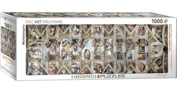 EUROGRAPHICS Panoramatické puzzle Strop Sixtínskej kaplnky