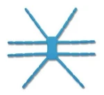 BREFFO Spiderpodium držiak až na 10" mobilné zariadenie modrá (BREFFO SpiderpodiumTab Blue)