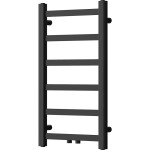 MEXEN - Bolt vykurovací rebrík/radiátor 700 x 400 mm, 165 W, čierna W126-0700-400-00-70