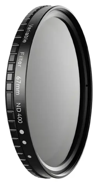 Apexel APL-67VND400 / Nastaviteľný ND filter / ND2-400 / 67 mm / Cold-shoe úchyt (APL- 67VND400)