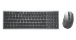 DELL KM7120W BE sivá / Set bezdrôtovej klávesnice a myši / BE / 2.4GHz / Bluetooth / USB (KM7120W-GY-BEL)