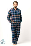 PÁNSKE PYŽAMO MNS 431 B25 tmavě modrá L