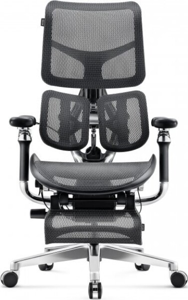 Diablo Chairs BRAVE Fotel biurowy ergonomiczny V-KINETIC Čierny