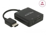 DeLock Audio Extraktor HDMI (M) - HDMI (F) amp; 3.5mm jack amp; S/PDIF čierna (63276)