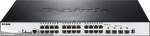 D-Link DGS-1510-28XMP / 28-Port Gigabit Stackable PoE Smart Managed Switch / 4x 10G SFP+ / 370W PoE budget (DGS-1510-28XMP)