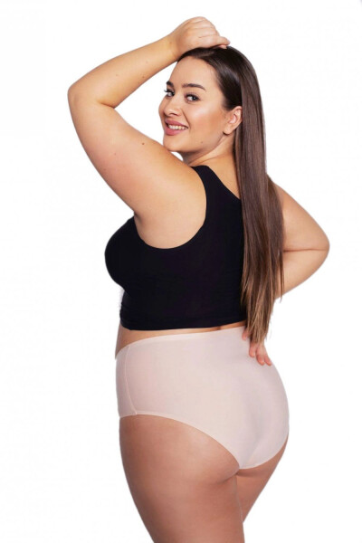 Dámske nohavičky Flexi-one maxi plus béžové - JULIMEX Béžová Univerzální