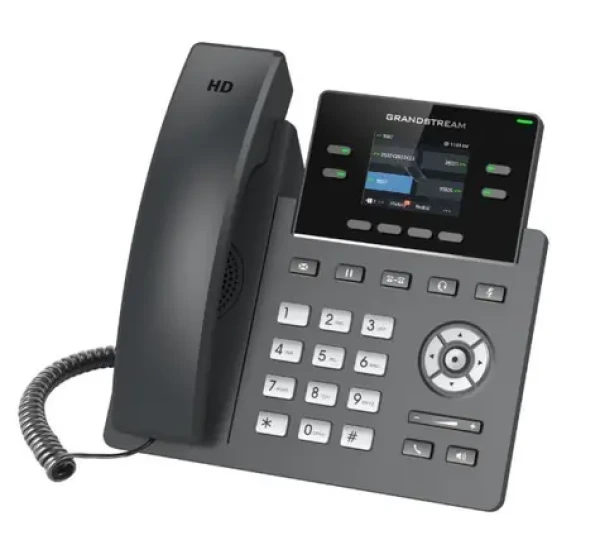 Grandstream GRP2612P / VoIP telefón / 2x SIP účet / 2,4 "TFT displej / 16 BLF tlačidiel / PoE (GRP2612P)