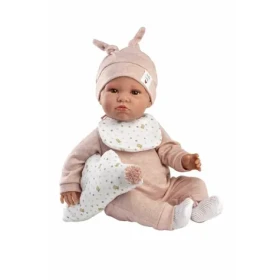 Llorens 74508 NEW BORN - realistická bábika bábätko so zvukmi a mäkkým látkovým telom - 45 cm