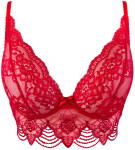 Dámsky polokorzet V-9691 Red - Axami 70C červená