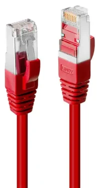 Lindy Cat6 S/FTP červený / Patch kábel / 10 m / RJ45-RJ45 / LSZH (45627)