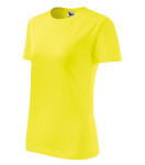 Klasické nové dámske tričko lemon S