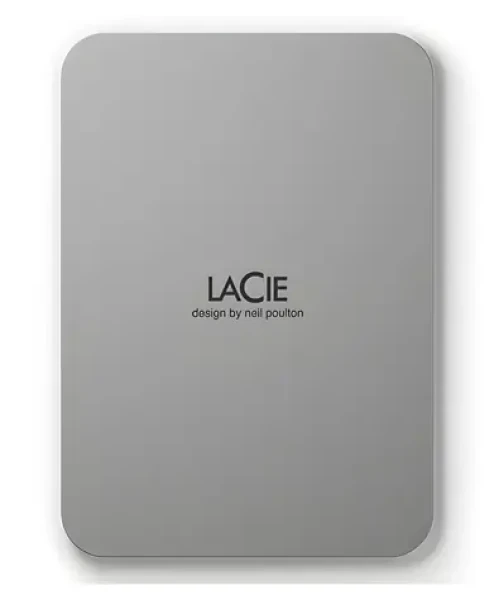 LaCie Mobile Drive sivá / Externý HDD / 2 TB / 2.5" / USB-C 3.2 Gen 1 (STLP2000400)