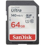 SanDisk SDXC Ultra 64GB (Class 10/UHS-I/140MB/s) pamäťová karta SDHC 64 GB UHS-Class 1 vodotesné, nárazuvzdorné; SDSDUNB-064G-GN6IN