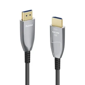 HAMA 202036 optický aktívny HDMI kábel 8K Ultra High Speed 15 m strieborná (202036)