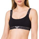 Bralette športová podprsenka 163651 1P227 00135 tmavo modrá Emporio Armani modrá