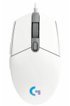 Logitech G102 Lightsync biela / drôtová herná myš / 8000 DPI / 6 tlačidiel / RGB Lightsync (910-005824)