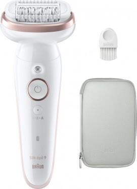 Braun SES9000 Silk-épil 9 ružová / Epilátor / 40 pinziet / Wet Dry (SES9000)