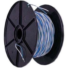 YV 2x0,8 sw/w spojovací drôt, 100 m; YV 2x0,8 sw/w