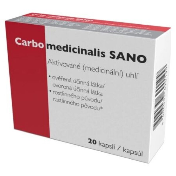 Carbo Medicinalis SANO 20 cps