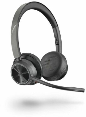 Poly Poly Voyager 4320 MS Teams Wireless Headset, Bluetooth, USB-C, +BT700 dongle, +Charging Stand, Black