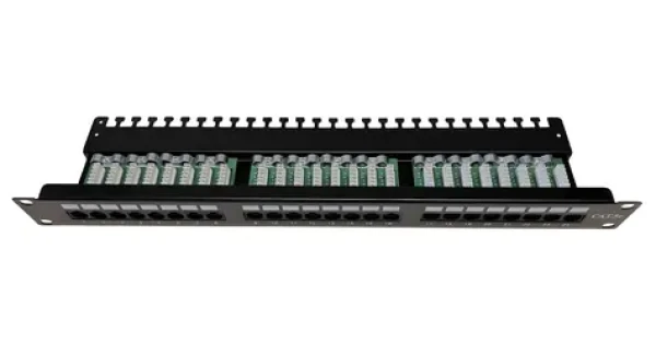 Xtendlan / Patch panel / 24 portov / Cat5e / UTP / 19" / vyväzovacie úchytky (XL-PP19-24C5EUV-A)