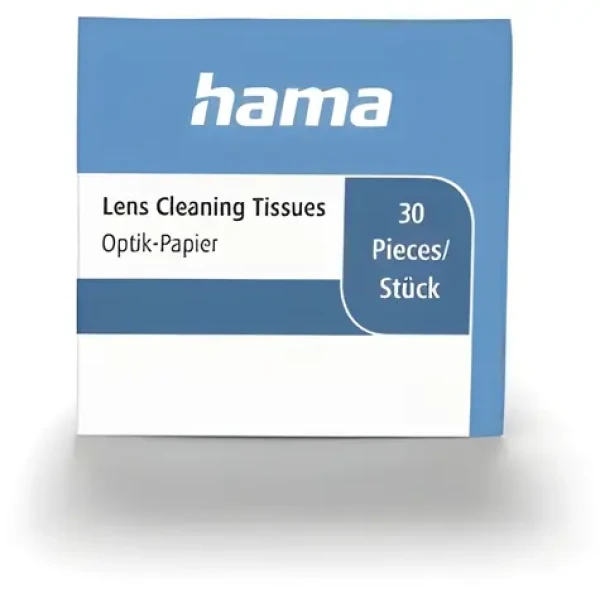 HAMA Optický papier / Čistiaci papier / 5× 30 listov / bez silikónu