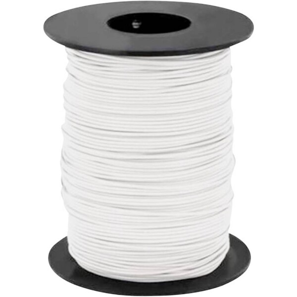 BELI-BECO L125WS25 opletenie / lanko, 1 x 0.25 mm², biela, 25 m; L125WS25