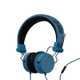 SBS Stereo Headset Studio Mix modrá / Slúchadlá s mikrofónom / 3.5mm Jack (8018417227240)