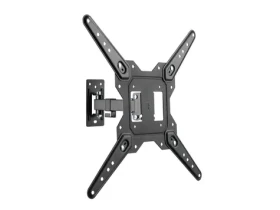 Equip 650412 čierna / Nástenný držiak TV / 23-55" / VESA 400x400 / výsuvný, sklopný, otočný / nosnosť 30 kg (650412)