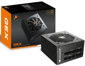 COUGAR GEX 850W čierna / PC zdroj / ATX / 80 PLUS Gold / Modulárny (CGR GEX-850)