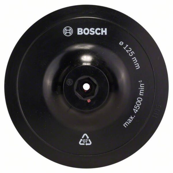 Bosch Accessories 1609200154 Disk na suchý zips, 125 mm, 8 mm; 1609200154