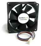 StarTech Ventilátor do PC skrine 80 mm čierny / Ventilátor / 80x80x25 mm / PWM / Molex 4-pin (FAN8025PWM)