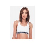 GUESS podprsenka Logo Band Sports Bra biela