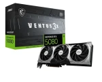 MSI GeForce RTX 5080 Ventus 3X OC čierna / Grafická karta / Nvidia / 16GB GDDR7 / 256-bit / 1x HDMI + 3x DP (V531-664R)